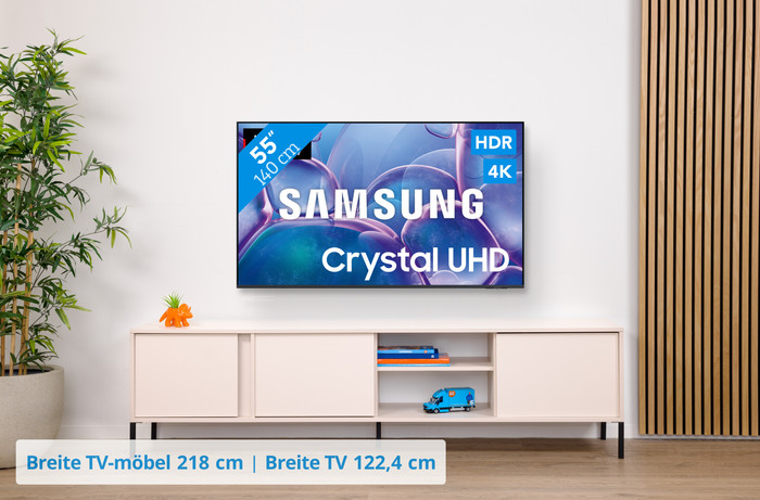 Samsung 55 inches Crystal UHD U7099F 4K (2025) visual Coolblue 1
