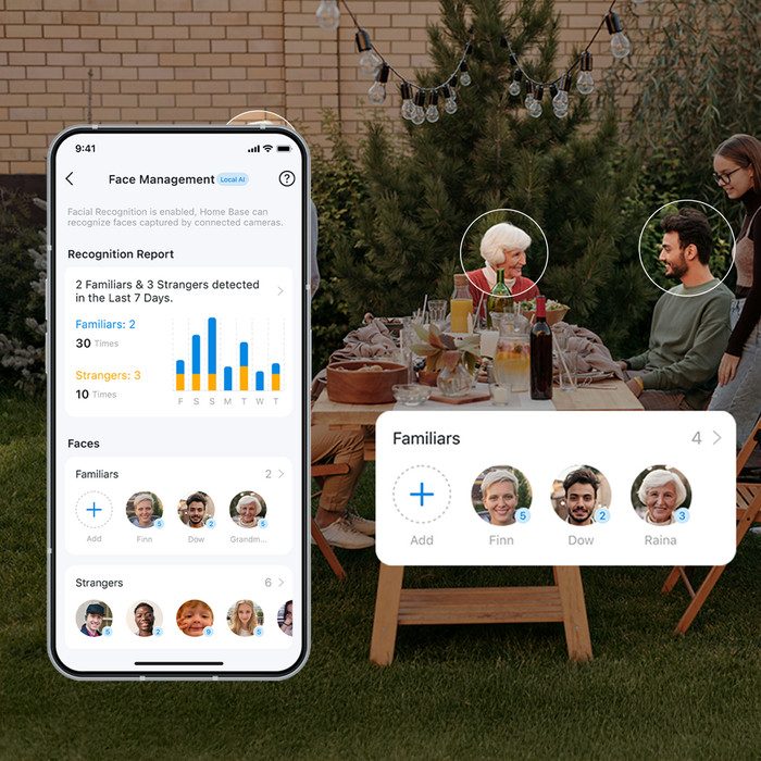 TP-Link Tapo C460 Doppelpack + H500 Smart HomeBase produkt in gebrauch