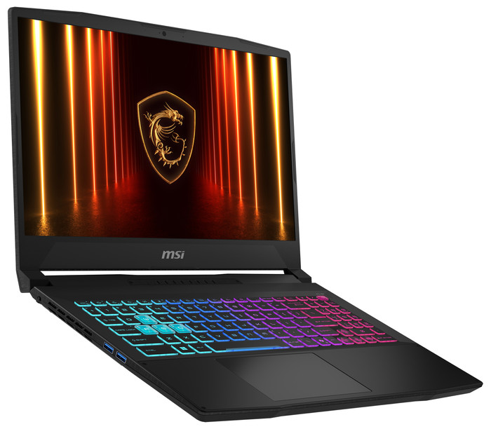 MSI Katana 15 HX B14WGK-058 - 15,6" - Intel Core i7 - 16GB RAM/512GB SSD - RTX 5070 linke seite