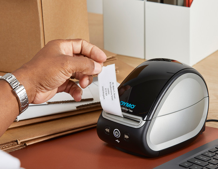 DYMO Removable Label 13x25mm 1000 Units product in use