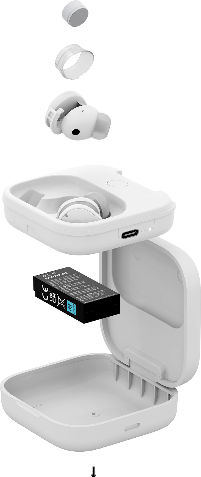 Fairphone Fairbuds True Wireless Earbuds White visual supplier