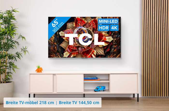 TCL 65 Zoll QD Mini LED C9K 4K (2025) visuelles Coolblue 1