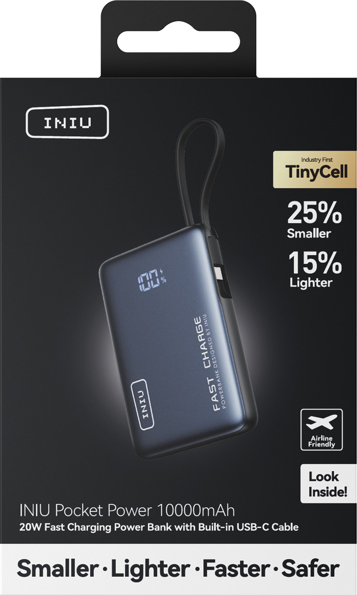 INIU Pocket Power 10,000mAh packaging