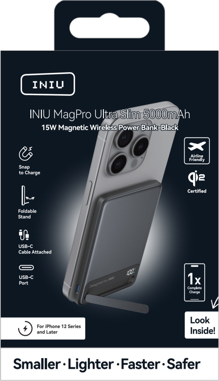 INIU MagPro Ultra Slim 5000mAh packaging