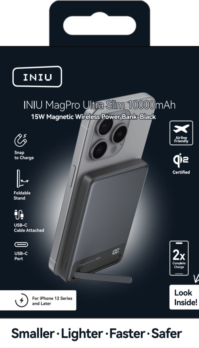 INIU MagPro Ultra Slim 10.000 mAh verpackung