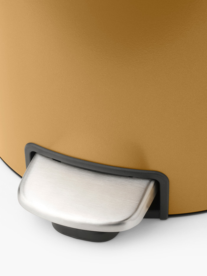 Brabantia NewIcon Treteimer 30 Liter Warm Gold vorne