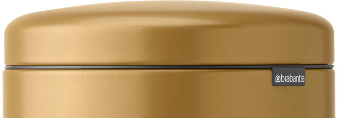 Brabantia NewIcon Treteimer 30 Liter Warm Gold detail