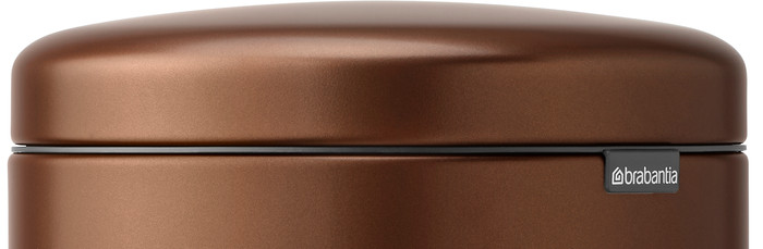 Brabantia NewIcon Treteimer 30 Liter Warm Bronze detail