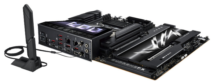 ASUS ROG CROSSHAIR X870E HERO linke seite