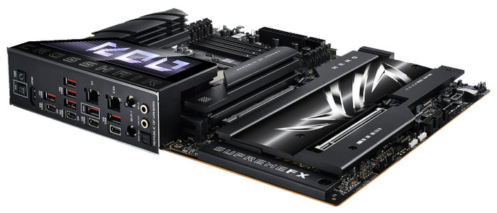 ASUS ROG CROSSHAIR X870E HERO linke seite