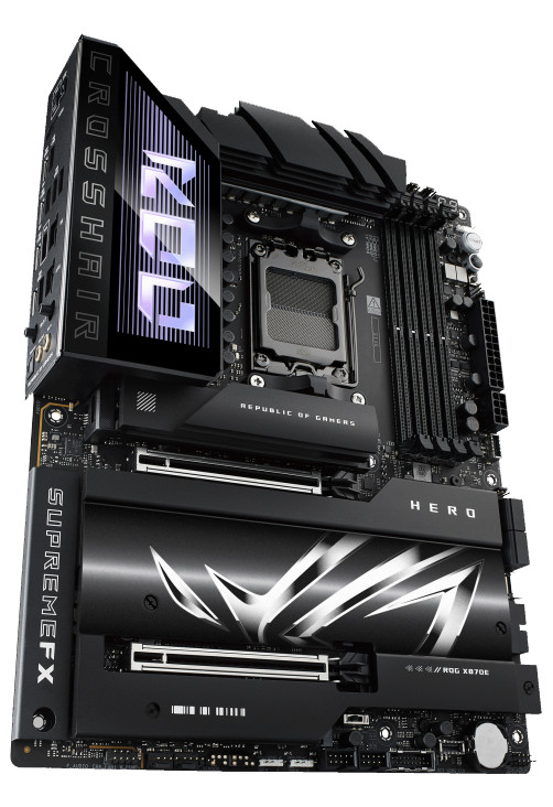 ASUS ROG CROSSHAIR X870E HERO vorne