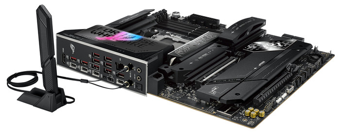 ASUS ROG STRIX X870E-E GAMING WiFi left side