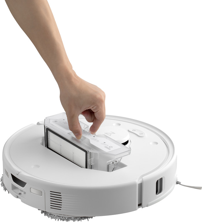 Roborock Qrevo Edge 5V1 White produkt in gebrauch