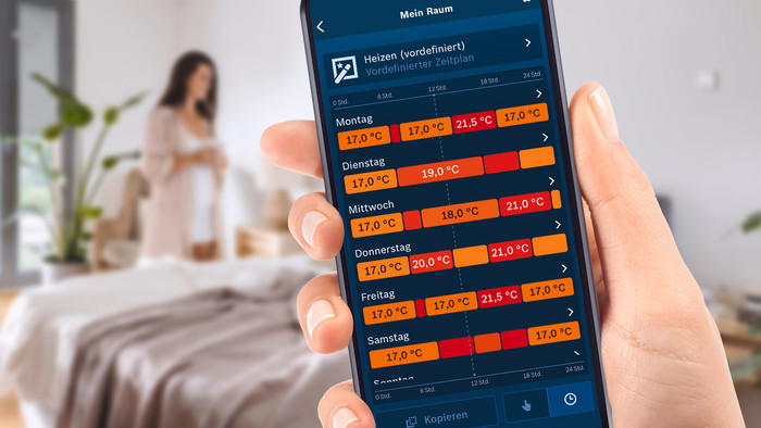Bosch Smart Radiator Knob 2 Matter product in use