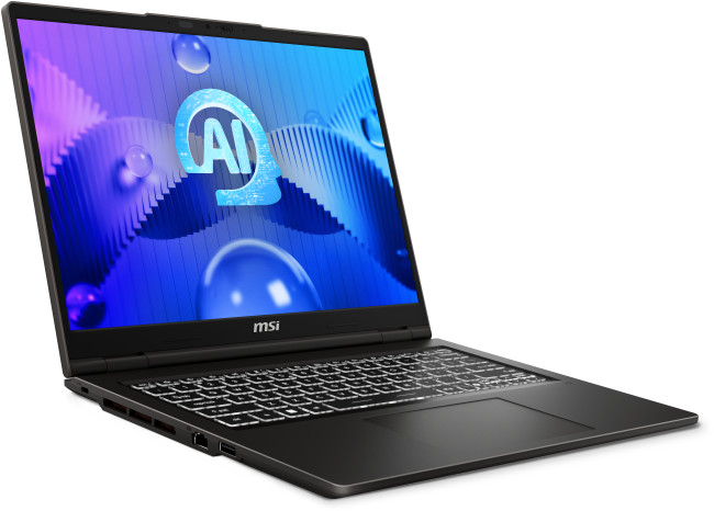 MSI Venture 14 AI A2HMG-023NL QWERTY left side