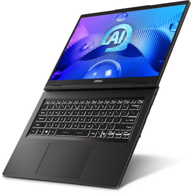 MSI Venture 14 AI A2HMG-023NL QWERTY detail