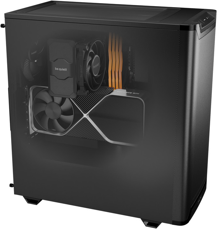 be quiet! Pure Base 501 Airflow Black left side
