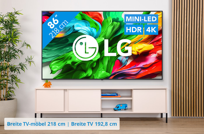 LG 86" QNED85 Mini-LED 4K (2025) visuelles Coolblue 1