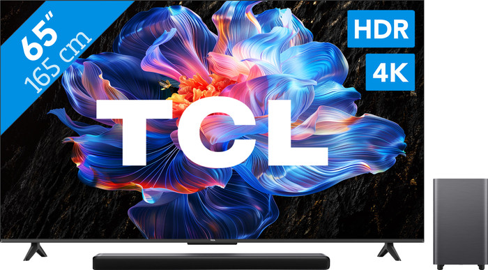 TCL 65 inches LED P61K 4K (2025) + TCL S55H 2.1 Soundbar Main Image