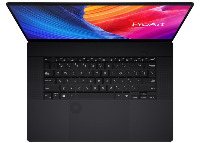 ASUS ProArt P16 OLED Copilot+PC H7606WP-RJ075X QWERTY top