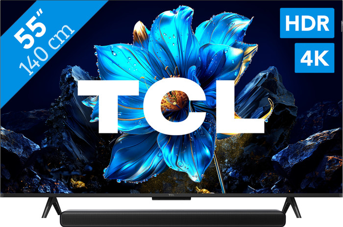 TCL 55 inches QLED P71K 4K (2025) + TCL S45H 2.0 Soundbar Main Image