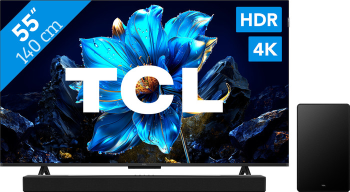 TCL 55 Zoll QLED P71K 4K (2025) + TCL Q65H Main Image