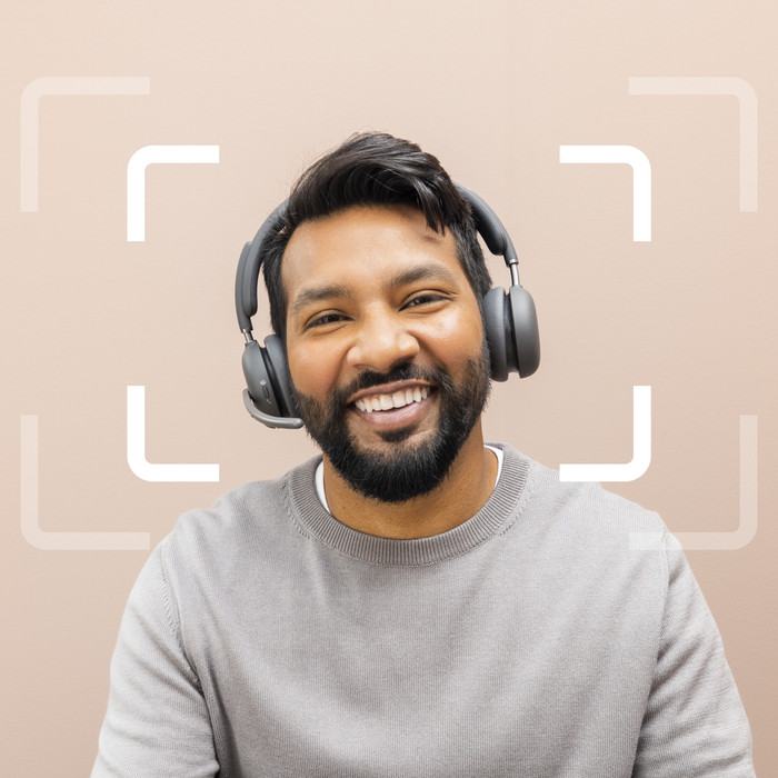 Logitech Brio 4K Webcam product in use