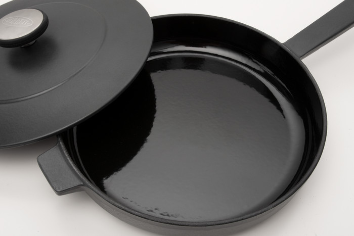 Boretti Solido Skillet 26 cm mit Deckel detail