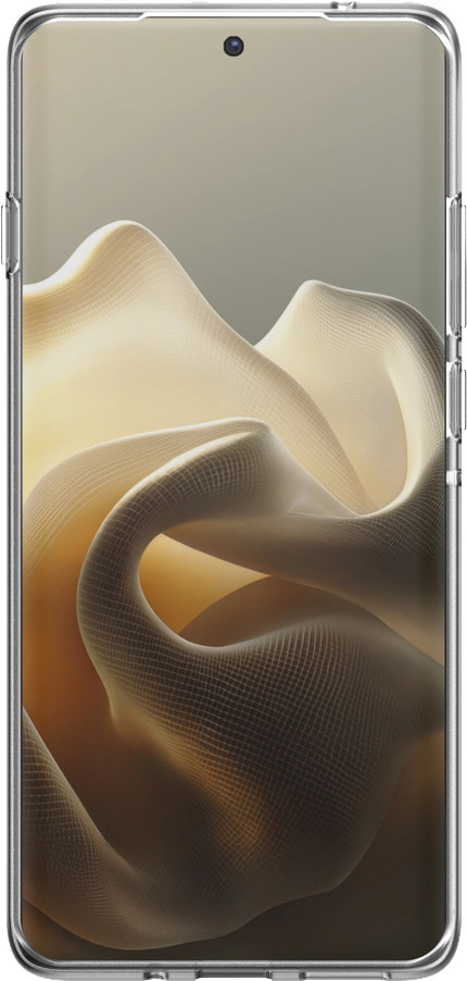 Just in Case Soft Design Motorola Edge 60 Pro Back Cover Transparent front