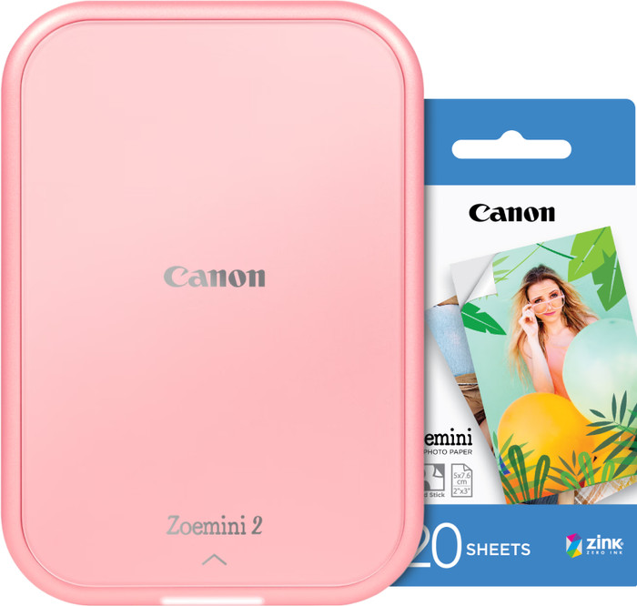 Canon Zoemini 2 Pink + 20 Sheets Photo Paper Main Image