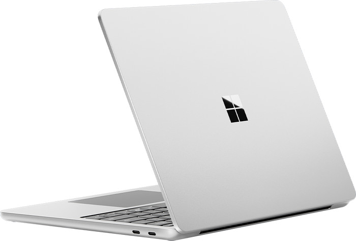 Microsoft Surface Laptop 13" Copilot+ PC X Plus/ 16 GB/ 256 GB Platin QWERTZ rechte seite