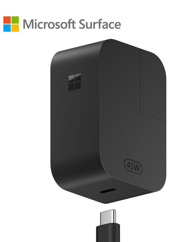 Microsoft Surface Power Supply Black 45W Main Image