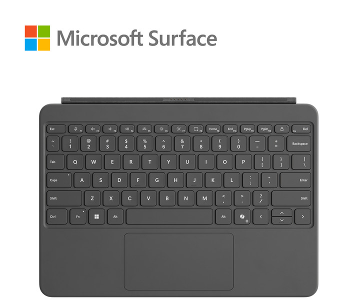 Microsoft Surface Pro Keyboard 12 Zoll Platin/Slate QWERTZ visueller lieferant