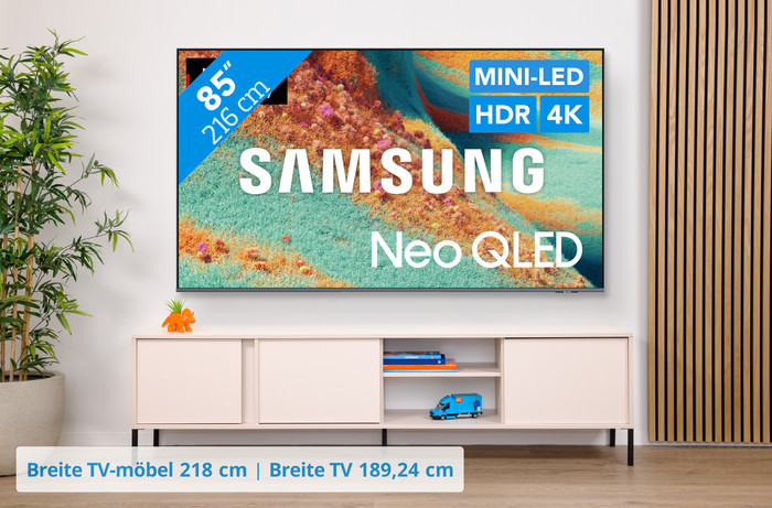 Samsung 85'' Neo QLED QN85F + Samsung HW-QS710GF visuelles Coolblue 1