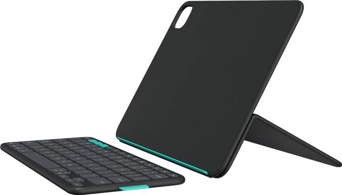 Logitech Flip Folio iPad Pro (2024)/iPad Air (2025) 11 inches Keyboard Cover QWERTZ right side