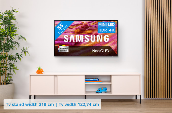 Samsung 55 inches Neo QLED QN90F + Samsung HW-B760GF visual Coolblue 2