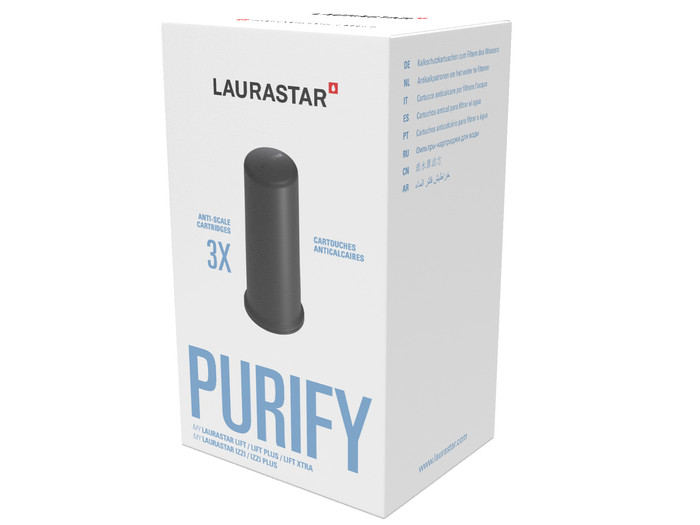 Laurastar Lift Water Filter Cartridges (3 units) packaging