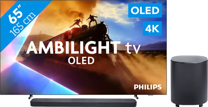 Philips Ambilight 65 inches OLED760 4K (2025) + JBL Bar 800 M2 Black Main Image