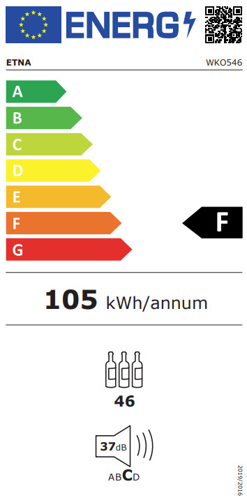 ETNA WKO546 energielabel