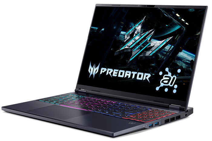Acer Predator Helios Neo 16 AI PHN16-73-76MC - 16" - Core Ultra 7/32GB/1TB SSD - RTX 5060 rechte seite