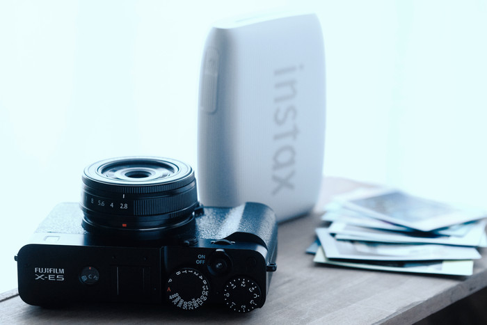 Fujifilm X-E5 Body Black product in use