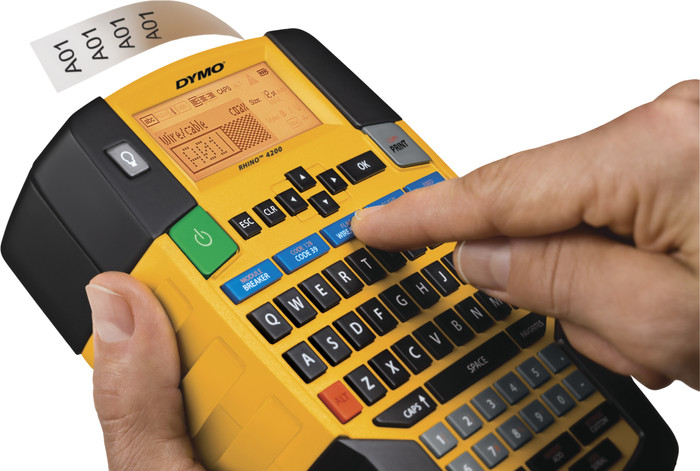 DYMO Rhino 4200 Case Kit Label Printer QWERTZ detail