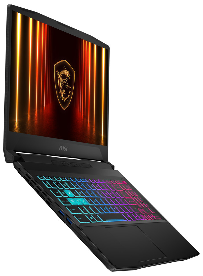 MSI Katana 15 HX B14WFK - 15,6'' - Intel Core i7 - 16GB RAM/512GB SSD - RTX 5060 linke seite