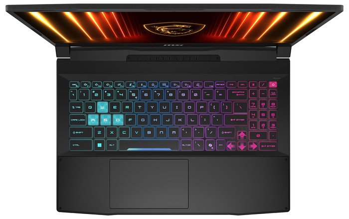 MSI Katana 15 HX B14WFK - 15,6'' - Intel Core i7 - 16GB RAM/512GB SSD - RTX 5060 oberseite