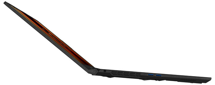 MSI Katana 17 HX B14WFK - 17.3 inches - Intel Core i7 - 16GB RAM/1TB SSD RTX 5060 left side