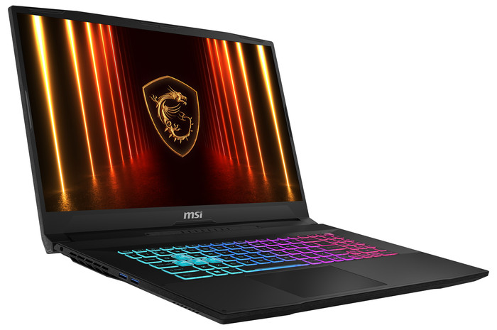 MSI Katana 17 HX B14WFK - 17.3 inches - Intel Core i7 - 16GB RAM/1TB SSD RTX 5060 left side