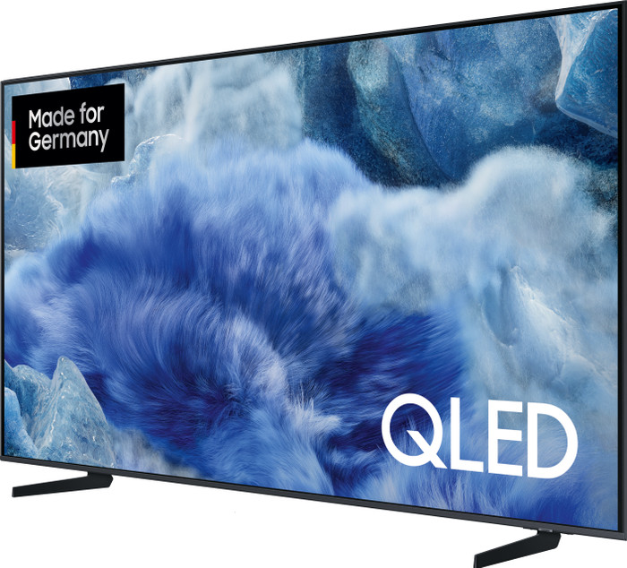 Samsung 75'' QLED Q8F + Samsung HW-B760GF vorne