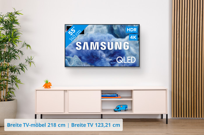 Samsung 55'' QLED Q8F + Samsung HW-B410GF visuelles Coolblue 1