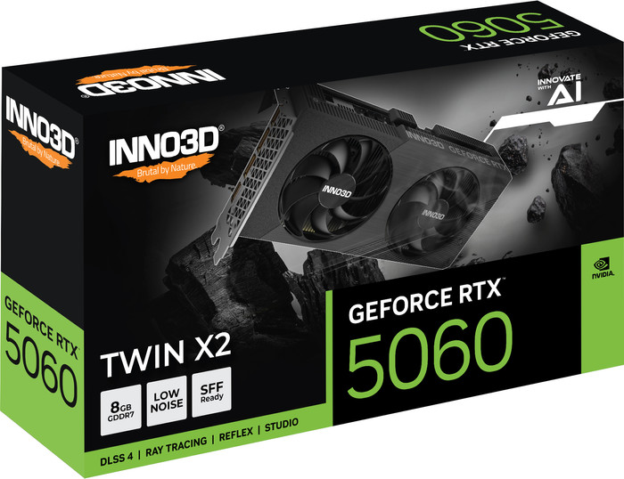 INNO3D GeForce RTX 5060 TWIN X2 8GB verpackung