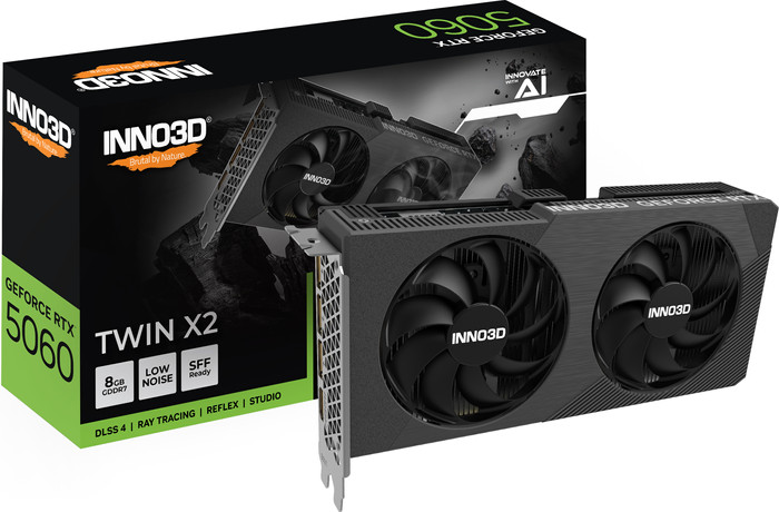 INNO3D GeForce RTX 5060 TWIN X2 8GB vorne